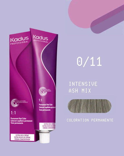 0/11 Color Kadus matizador  ceniza intenso